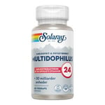 Solaray Multidophilus 24 - 60 kaps. Solaray Multidophilus Probiotika - Melkesyrebakterier Aktive ingredienser Kosttilskudd