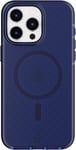 tech21 Evo Check Coque pour iPhone 15 Pro Max - Compatible avec MagSafe - Coque de Protection Contre Les Chocs - Bleu Nuit