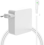 Chargeur Macbook, 60W L-Tip Remplacement Adaptateur Secteur Compatible Avec Mac Book Pro 13 Pouces (2010 2012) & Mac Book 13 Pouces (Late 2009 2010), Pour Modèle A1278 A1181 A1184 A1344 A1330