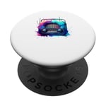 Radio Vintage Radios Antiques PopSockets PopGrip Adhésif