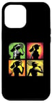 Coque pour iPhone 12 Pro Max Tennis Pop Art Joueuse de Tennis Vintage Femme