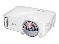 BenQ MW809STH - Projecteur DLP - portable - 3D - 3600 ANSI lumens - WXGA (1280 x 800) - 16:10 - 720p - objectif fixe à focale courte