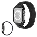 Apple Watch Series 6 / 5 40mm nauhakellonauha - Musta / Koko: S Black