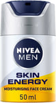 NIVEA MEN Skin Energy Moisturising Creme (50 Ml), Face Cream for Men