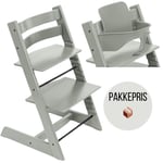 PAKKE, Stokke Tripp Trapp® chair Glacier green + Baby set²