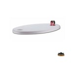 Tr.em. - plateau de table oval abs blanc -