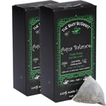 Aqua Balance Herbal Tea with Nettle Leaf, Dandelion Leaf and Burdock Root - Caffeine Free, Decaffeinated - 30 Individual Tea Bags by The Busy Botanist