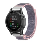 Nylonarmband Garmin Fenix 5/5 Plus Rosa