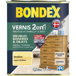 Bondex - Vernis Bois Intérieur et Extérieur - Brillant - 0,5L - Incolore