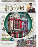 Harry Potter 3D Puzzle Diagon Alley Quidditch / Slug & Jiggers Shop Wrebbit New