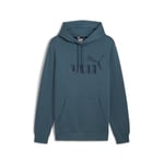 Puma Mens Essentials Big Logo Hoodie - Grey - Size X-Large