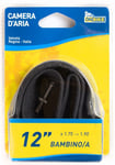 Bike Inner Tube 12" x 1.75 - 1.90 E.T.R.T.O. 47-203 On Bike