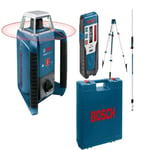 Laser rotatif GRL 400 H + trépied + accessoires + coffret standard - BOSCH - 06159940JY