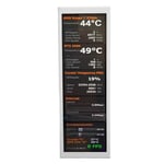 PC Temperature Display Screen 7.9in Large Screen PC Temp Monitor For Home