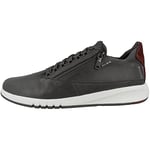 Geox Homme U Aerantis B Sneakers, Anthracite, 39 EU