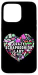 iPhone 15 Pro Max Scrapbooking Heart Crazy Scrapbooking Lady Case