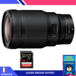 Nikon Z 50mm f/1.2 S + 1 SanDisk 64GB UHS-II 300 MB/s + Ebook 'Devenez Un Super Photographe' - Objectif Nikon Z pour Nikon Hybride