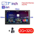 (7 tuuman 2-32 Gt MIC) 8-ydin Qled Dsp 7 9 10 tuuman autoradio GPS 2 din Android 11 Auto Carplay Volkswagen Nissan Hyundai Toyota Multimedia Playerille