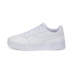 Puma Childrens Unisex Carina 2.0 Sneakers Trainers - White - Size UK 3