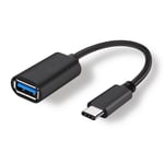 USB 3.1 Type-C OTG USB Adaptateur pour Apple IPHONE 15 Pro Max USB Fiche Noir