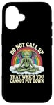 iPhone 16 Cthulhu Mythos Quote, Retro Yoga Cthulhu Case