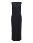 Lauren Women Jersey Off-The-Shoulder Gown Svart