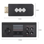 Console De Jeu Vidéo Portable Sans Fil Avec Port Usb, Avec 1800 Jeux Rétro Classiques 8 Bit Intégrés, Double Manette De Jeu, Sortie Hdmi Et Av