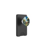 Aquarelle Home In Nature avec grilles de puzzle décoratives PopSockets PopWallet pour MagSafe