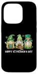 Coque pour iPhone 14 Pro Gnomes irlandais heureux de la Saint-Patrick