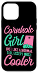 iPhone 12 mini Cornhole Team Bean Bag Player Champ Girl Cornhole Girl Just Case