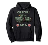 World War 2 British Army Tank Churchill Mk.4 gift Pullover Hoodie