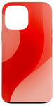 Coque pour iPhone 13 Pro Max Esthétique Rouge Abstrait