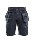 Shorts håndverk stretch x1900 marineblå/svart