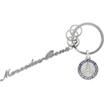 Genuine Mercedes-Benz Silver-Coloured Key Ring, Classic Lettering B66041762