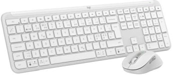 Logitech Signature Slim Combo MK950, Logi Bolt/Bluetooth, automatisk bakgrundsbelysning, nordiskt - Off-White