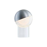 Pila Portable Table Lamp, Brushed Aluminium