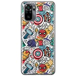 ERT GROUP Coque de téléphone Portable pour Xiaomi REDMI Note 10/ 10S Original et sous Licence Officielle Marvel Motif Avengers 027 Parfaitement adapté à la Forme du téléphone Portable, Coque en TPU