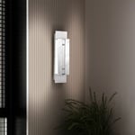 Applique murale Eclairage de couloir Applique murale argent Eclairage d'escalier LED dimmable, variateur tactile 3 niveaux, 5W 335lm 3000K, LxH 30x8