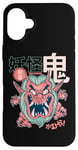 Coque pour iPhone 16 Plus Yokai Red Demon Oni Manga Japonais Mythique Horreur