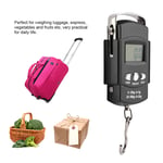 50KG/10G Portable Electronic LCD Digital Weight Scale With Tape Measure Hook