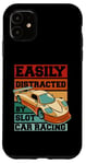 Coque pour iPhone 11 Easily Distracted By Slot Car Racing RC Car Minicar Slot