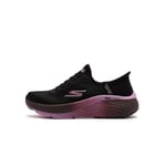 Skechers Women's MAX Cushioning Elite 2.0 Solace Sneaker, Black, 3 UK