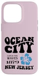 Coque pour iPhone 14 Pro Max ocean city catch the waves 1879 new jersey esthétique voyage