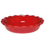 Emile Henry Eh346131 Plat à Clafoutis Céramique Rouge Grand Cru 26 X 26 X 5,5 cm