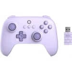 Manette Sans Fil 2.4G 8bitdo Ultimate C pour Steam Deck, PC et Android - Violet Pastel