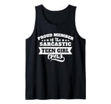 Sarcasm Teen Girl Crew Member Sarcastic Teen Girl Tank Top