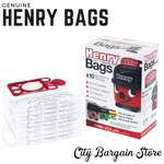 New 50 Genuine Henry Hoover Bags Vacuum Hetty Hepa Flo Bags James Hoover 5553
