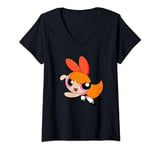 Cartoon Network PowerPuff Girls Blossom V-Neck T-Shirt