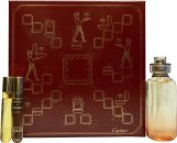 Cartier Rivières de Cartier Discovery Set 100ml Insouciance EDT + 10ml Allégresse EDT + 10ml Luxuriance EDT