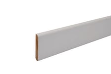 Plinthe arrondie MDF prépeint 120 x 7 cm, ép.10 mm